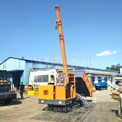 履带式随车吊运输车 山地木材运输的高效定制解决方案